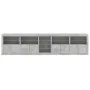 Concrete gray sideboard with LED lights 283x37x67 cm by , Sideboards - Ref: Foro24-3209026, Price: 316,05 €, Discount: %