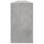 Concrete gray sideboard with LED lights 283x37x67 cm by , Sideboards - Ref: Foro24-3209026, Price: 307,05 €, Discount: %