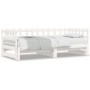 Removable sofa bed solid white pine wood 2x(90x200) cm by , Beds and slatted bases - Ref: Foro24-840389, Price: 147,85 €, Dis...