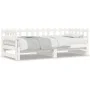 Removable sofa bed solid white pine wood 2x(90x200) cm by , Beds and slatted bases - Ref: Foro24-840389, Price: 146,19 €, Dis...