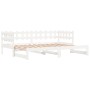 Removable sofa bed solid white pine wood 2x(90x200) cm by , Beds and slatted bases - Ref: Foro24-840389, Price: 147,85 €, Dis...
