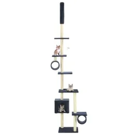 Cat scratching post with dark blue sisal posts 260 cm by vidaXL, Cat furniture - Ref: Foro24-170536, Price: 80,49 €, Discount: %