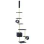 Katzenkratzbaum mit dunkelblauen Sisalstämmen 260 cm von vidaXL, Katzenmöbel - Ref: Foro24-170536, Preis: 80,45 €, Rabatt: %