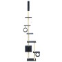 Katzenkratzbaum mit dunkelblauen Sisalstämmen 260 cm von vidaXL, Katzenmöbel - Ref: Foro24-170536, Preis: 81,80 €, Rabatt: %