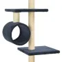 Katzenkratzbaum mit dunkelblauen Sisalstämmen 260 cm von vidaXL, Katzenmöbel - Ref: Foro24-170536, Preis: 80,45 €, Rabatt: %