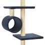 Katzenkratzbaum mit dunkelblauen Sisalstämmen 260 cm von vidaXL, Katzenmöbel - Ref: Foro24-170536, Preis: 81,80 €, Rabatt: %