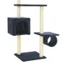 Katzenkratzbaum mit dunkelblauen Sisalstämmen 260 cm von vidaXL, Katzenmöbel - Ref: Foro24-170536, Preis: 80,45 €, Rabatt: %