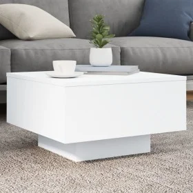 Couchtisch mit weißen LED-Leuchten 55x55x31 cm von , Couchtisch - Ref: Foro24-836574, Preis: 59,93 €, Rabatt: %