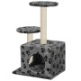 Cat scratching post with sisal post 60 cm gray footprints by vidaXL, Cat furniture - Ref: Foro24-170518, Price: 36,93 €, Disc...