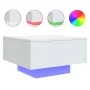 Couchtisch mit weißen LED-Leuchten 55x55x31 cm von , Couchtisch - Ref: Foro24-836574, Preis: 59,92 €, Rabatt: %