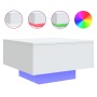 Couchtisch mit weißen LED-Leuchten 55x55x31 cm von , Couchtisch - Ref: Foro24-836574, Preis: 61,83 €, Rabatt: %