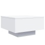 Couchtisch mit weißen LED-Leuchten 55x55x31 cm von , Couchtisch - Ref: Foro24-836574, Preis: 61,83 €, Rabatt: %