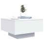 Couchtisch mit weißen LED-Leuchten 55x55x31 cm von , Couchtisch - Ref: Foro24-836574, Preis: 61,83 €, Rabatt: %