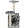 Cat scratching post with sisal post 60 cm gray footprints by vidaXL, Cat furniture - Ref: Foro24-170518, Price: 34,52 €, Disc...