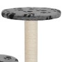 Cat scratching post with sisal post 60 cm gray footprints by vidaXL, Cat furniture - Ref: Foro24-170518, Price: 36,93 €, Disc...