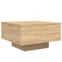 Couchtisch aus Sonoma-Eichenholzwerkstoff, 55 x 55 x 31 cm von , Couchtisch - Ref: Foro24-836569, Preis: 40,10 €, Rabatt: %