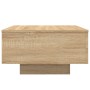 Couchtisch aus Sonoma-Eichenholzwerkstoff, 55 x 55 x 31 cm von , Couchtisch - Ref: Foro24-836569, Preis: 40,10 €, Rabatt: %