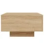 Mesa de centro madera de ingeniería roble Sonoma 55x55x31 cm de , Mesas de centro - Ref: Foro24-836569, Precio: 39,06 €, Desc...