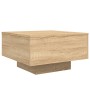 Couchtisch aus Sonoma-Eichenholzwerkstoff, 55 x 55 x 31 cm von , Couchtisch - Ref: Foro24-836569, Preis: 40,10 €, Rabatt: %