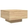 Mesa de centro madera de ingeniería roble Sonoma 55x55x31 cm de , Mesas de centro - Ref: Foro24-836569, Precio: 39,06 €, Desc...