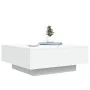 Couchtisch mit weißen LED-Leuchten 80x80x31 cm von , Couchtisch - Ref: Foro24-836588, Preis: 86,18 €, Rabatt: %