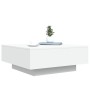 Couchtisch mit weißen LED-Leuchten 80x80x31 cm von , Couchtisch - Ref: Foro24-836588, Preis: 89,73 €, Rabatt: %