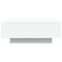 Mesa de centro con luces LED blanco 80x80x31 cm de , Mesas de centro - Ref: Foro24-836588, Precio: 89,64 €, Descuento: %