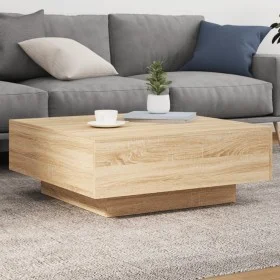Sonoma oak engineered wood coffee table 80x80x31 cm by , Coffee table - Ref: Foro24-836583, Price: 67,92 €, Discount: %