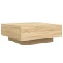 Sonoma oak engineered wood coffee table 80x80x31 cm by , Coffee table - Ref: Foro24-836583, Price: 67,92 €, Discount: %