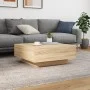 Sonoma oak engineered wood coffee table 80x80x31 cm by , Coffee table - Ref: Foro24-836583, Price: 67,92 €, Discount: %