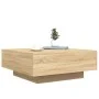 Sonoma oak engineered wood coffee table 80x80x31 cm by , Coffee table - Ref: Foro24-836583, Price: 67,92 €, Discount: %