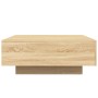 Mesa de centro madera de ingeniería roble Sonoma 80x80x31 cm de , Mesas de centro - Ref: Foro24-836583, Precio: 69,88 €, Desc...