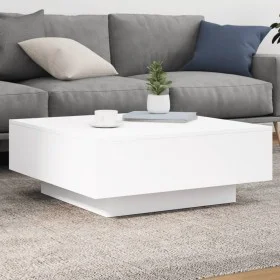 White engineered wood coffee table 80x80x31 cm by , Coffee table - Ref: Foro24-836581, Price: 73,08 €, Discount: %
