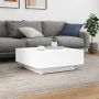 White engineered wood coffee table 80x80x31 cm by , Coffee table - Ref: Foro24-836581, Price: 73,08 €, Discount: %