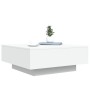 White engineered wood coffee table 80x80x31 cm by , Coffee table - Ref: Foro24-836581, Price: 75,54 €, Discount: %
