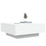 White engineered wood coffee table 80x80x31 cm by , Coffee table - Ref: Foro24-836581, Price: 73,08 €, Discount: %