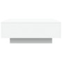 White engineered wood coffee table 80x80x31 cm by , Coffee table - Ref: Foro24-836581, Price: 75,54 €, Discount: %