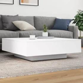 Weißer Couchtisch aus Holzwerkstoff, 100 x 100 x 31 cm von , Couchtisch - Ref: Foro24-836595, Preis: 94,91 €, Rabatt: %