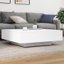 Weißer Couchtisch aus Holzwerkstoff, 100 x 100 x 31 cm von , Couchtisch - Ref: Foro24-836595, Preis: 96,91 €, Rabatt: %