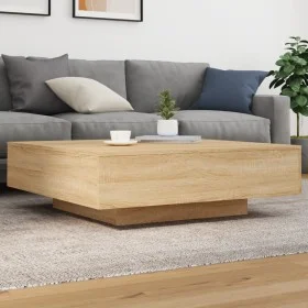 Sonoma oak engineered wood coffee table 100x100x31 cm by , Coffee table - Ref: Foro24-836597, Price: 103,37 €, Discount: %