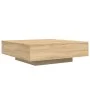 Couchtisch aus Sonoma-Eichenholzwerkstoff, 100 x 100 x 31 cm von , Couchtisch - Ref: Foro24-836597, Preis: 103,37 €, Rabatt: %