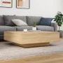 Sonoma oak engineered wood coffee table 100x100x31 cm by , Coffee table - Ref: Foro24-836597, Price: 103,37 €, Discount: %