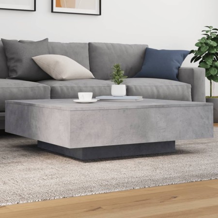 Couchtisch mit LED-Leuchten betongrau 100x100x31 cm von , Couchtisch - Ref: Foro24-836605, Preis: 108,79 €, Rabatt: %