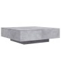 Couchtisch mit LED-Leuchten betongrau 100x100x31 cm von , Couchtisch - Ref: Foro24-836605, Preis: 108,79 €, Rabatt: %