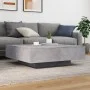 Coffee table with LED lights concrete gray 100x100x31 cm by , Coffee table - Ref: Foro24-836605, Price: 104,85 €, Discount: %