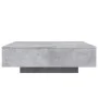 Coffee table with LED lights concrete gray 100x100x31 cm by , Coffee table - Ref: Foro24-836605, Price: 104,85 €, Discount: %