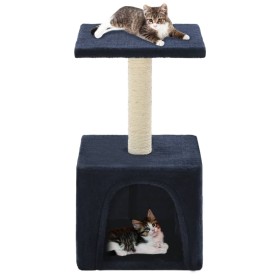Katzenkratzbaum mit Sisalstamm 55 cm dunkelblau von vidaXL, Katzenmöbel - Ref: Foro24-170541, Preis: 26,17 €, Rabatt: %