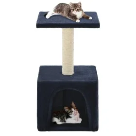 Katzenkratzbaum mit Sisalstamm 55 cm dunkelblau von vidaXL, Katzenmöbel - Ref: Foro24-170541, Preis: 23,85 €, Rabatt: %