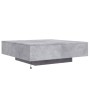 Couchtisch mit LED-Leuchten betongrau 100x100x31 cm von , Couchtisch - Ref: Foro24-836605, Preis: 108,79 €, Rabatt: %