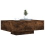 Smoked oak coffee table with LED lights 85x55x31 cm by , Coffee table - Ref: Foro24-836613, Price: 81,06 €, Discount: %